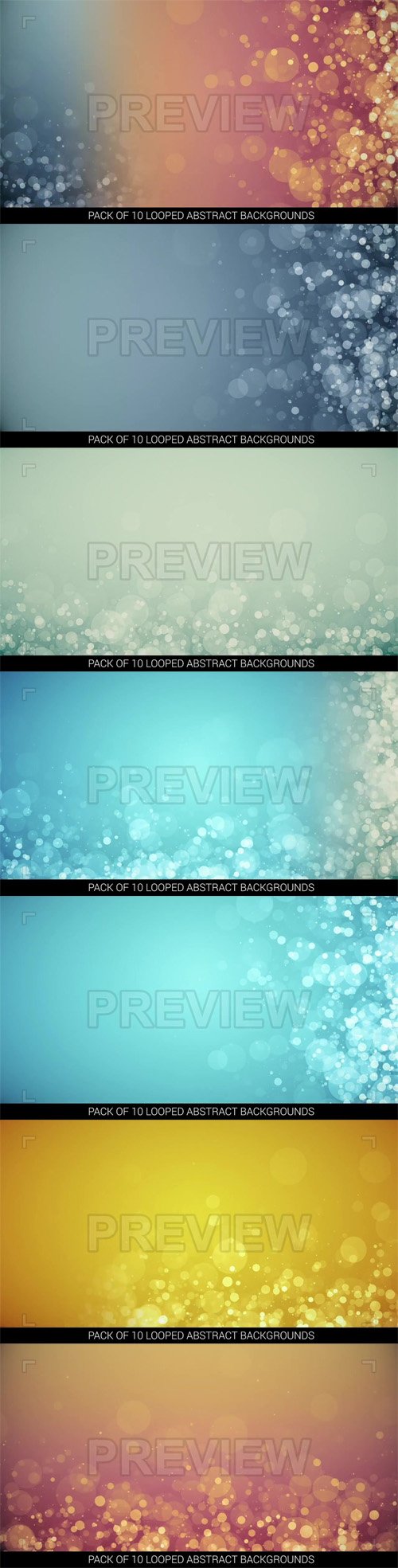 10 Looped Abstract Backgrounds