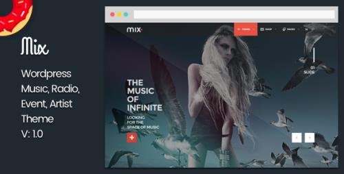 ThemeForest - Mix v1.3 - WordPress Themes For Musicians - 18705021