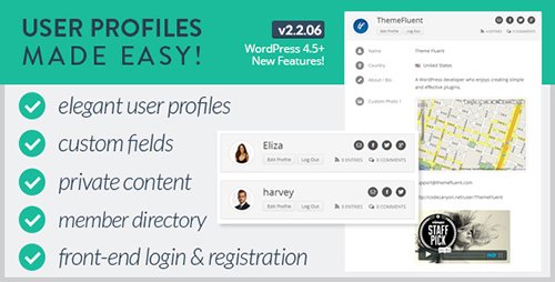 CodeCanyon - User Profiles Made Easy v2.2.06 - WordPress Plugin - 4109874