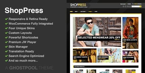 ThemeForest - ShopPress v2.9.1 - Responsive WooCommerce Theme - 3001115