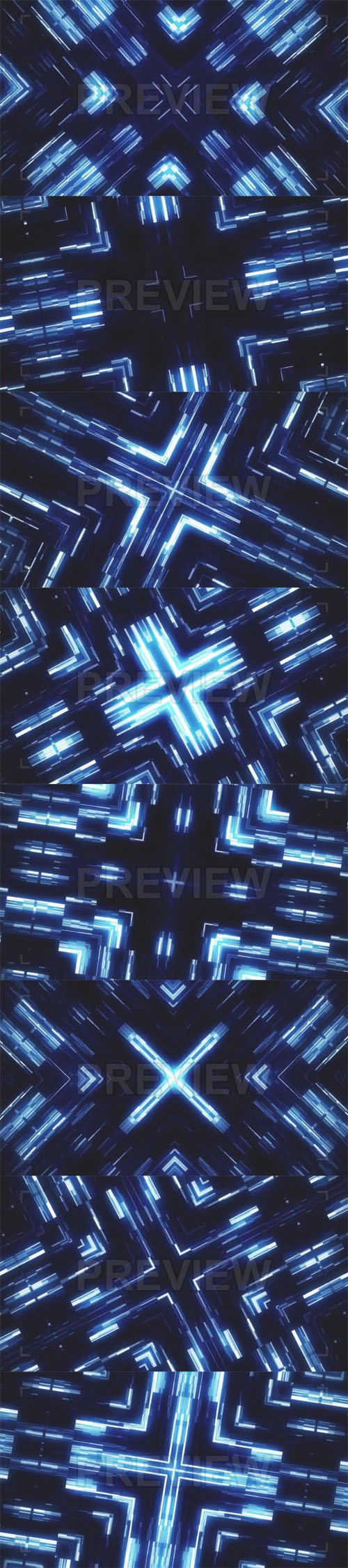 Glowing Squares Abstract Vj Loop