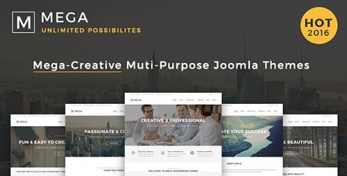 ThemeForest - Mega v1.2 - Responsive Multi-Purpose Joomla Theme - 17245004