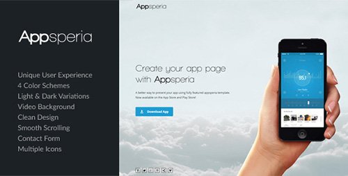 ThemeForest - Appsperia v1.4 - App Landing Page - 9520004