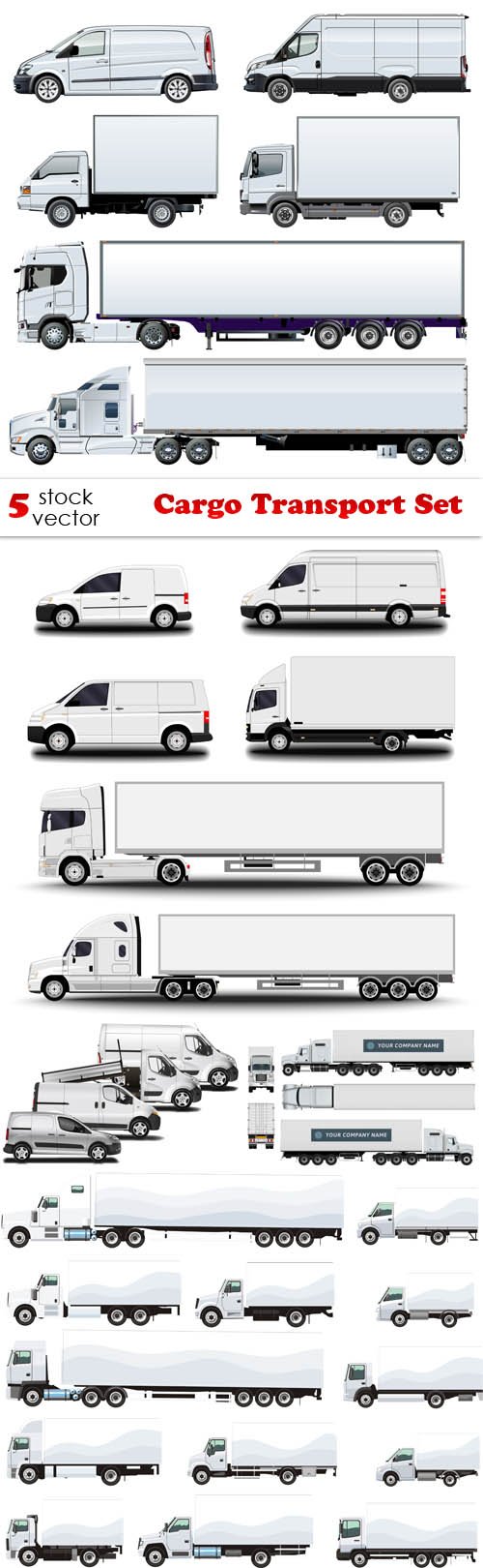 Vectors - Cargo Transport Set