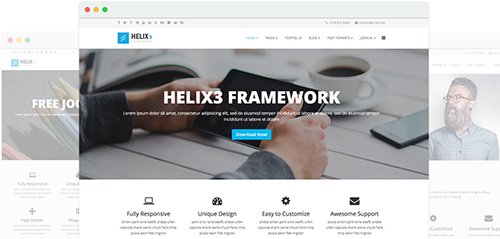 JoomShaper - Helix3 v2.1 - Best Template Framework for Joomla