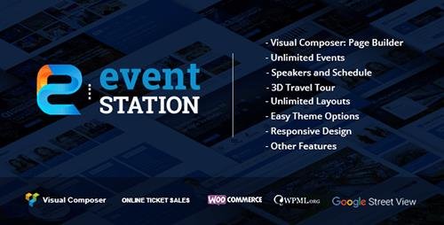 ThemeForest - Event Station v1.2.2 - Event & Conference WordPress Theme - 16019694