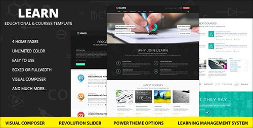 ThemeForest - Learn v1.0.6 - Education, eLearning WordPress Theme - 15202423