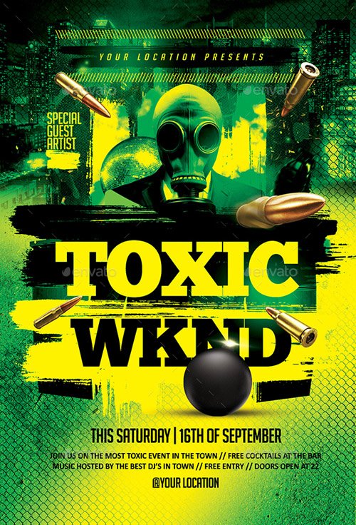 GraphicRiver - Toxic Weekend 20351580
