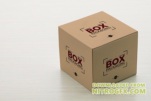 PSD Mock-Up - Box Packaging 2017