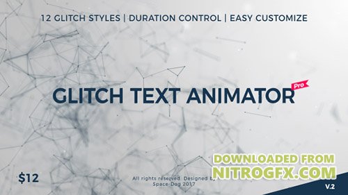 Glitch Text Animator PRO - Project for After Effects (Videohive)