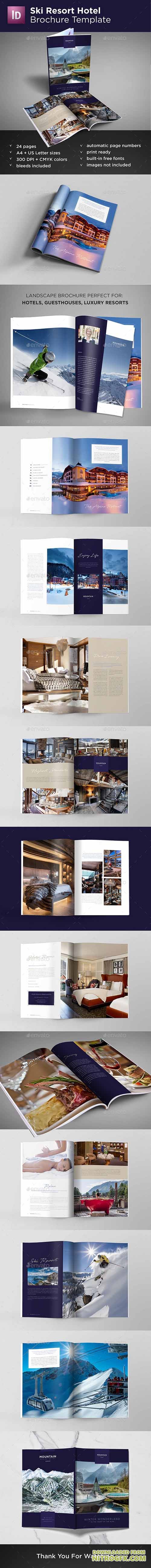 GraphicRiver - Ski Resort Hotel Brochure Template - 20631587