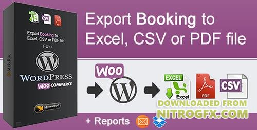 CodeCanyon - WooCommerce Booking Export v1.0.1 - 20675571