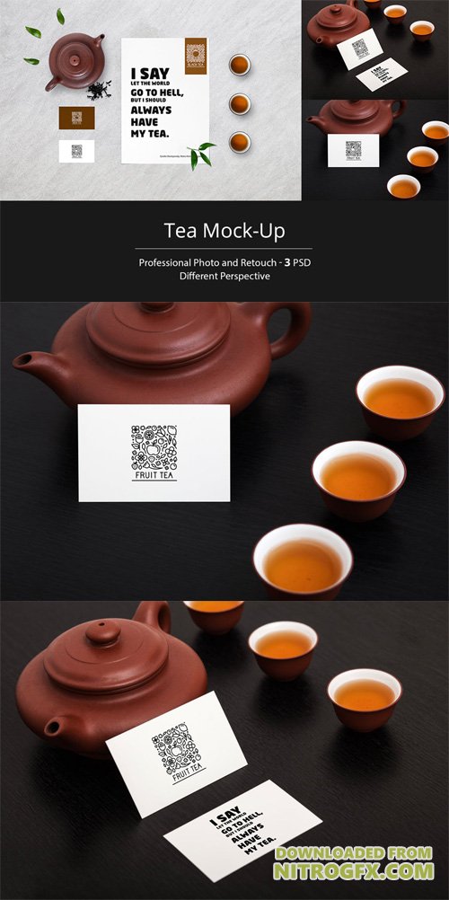 Tea Stationery Mock-Up