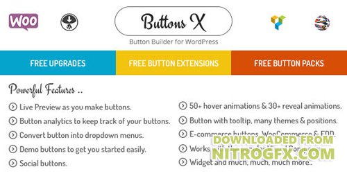 CodeCanyon - Buttons X v1.9.62 - Powerful Button Builder for WordPress - 12710619