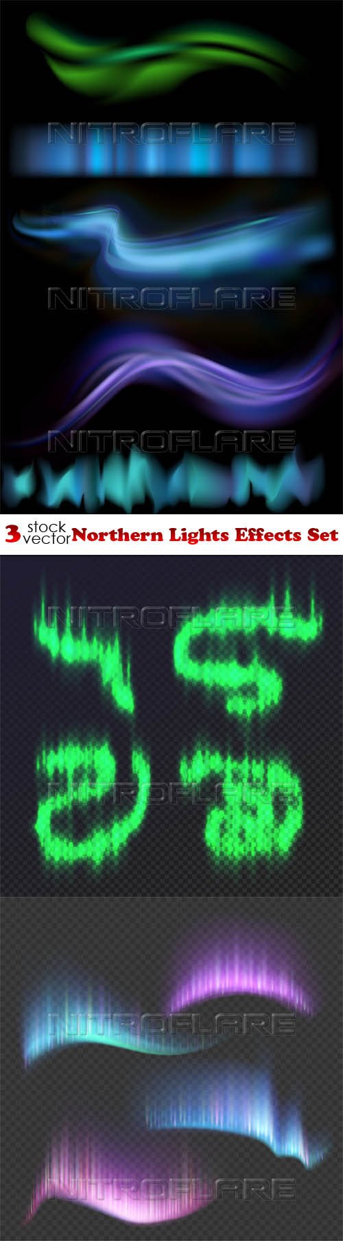 Vectors - Northern Lights Effects Set