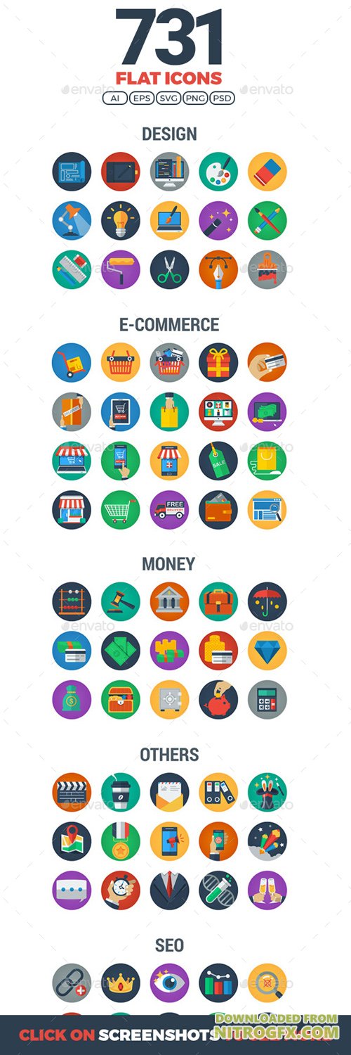 GraphicRiver - Flat Icons - 20907761