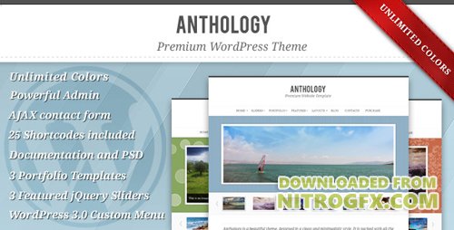 ThemeForest - Anthology v1.6.1 - Elegant WordPress Theme - 131771