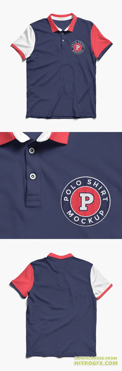 PSD Mock-Ups - Polo Shirt 2017