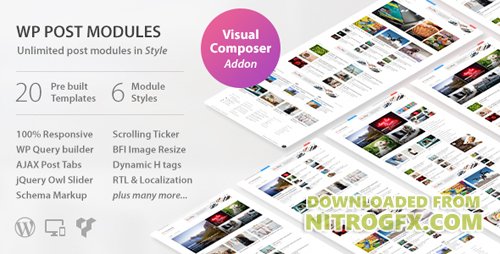 CodeCanyon - WP Post Modules v1.9.2 for NewsPaper and Magazine Layouts - 20142309