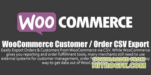 WooCommerce - Customer / Order CSV Export v4.4.1