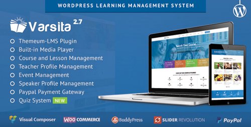 ThemeForest - Varsita v2.7 - Education Theme, A Learning Management System for WordPress - 10502637