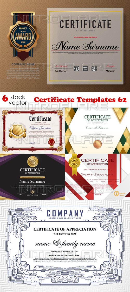 Vectors - Certificate Templates 62