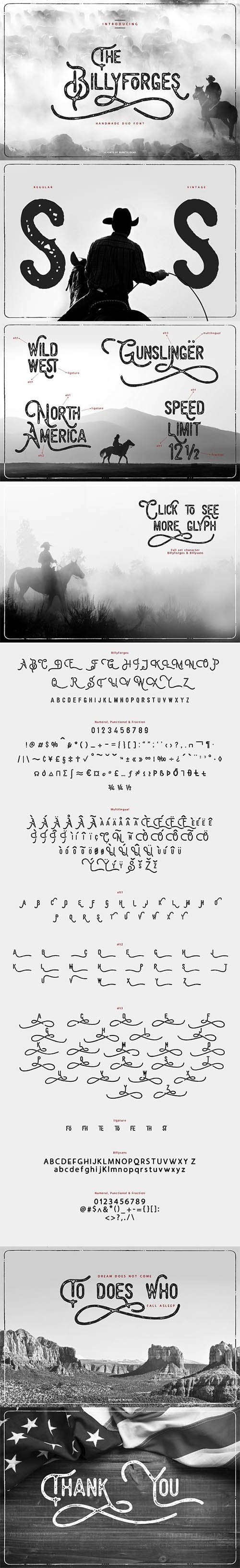 Billyforges - Duo Fonts 2289645