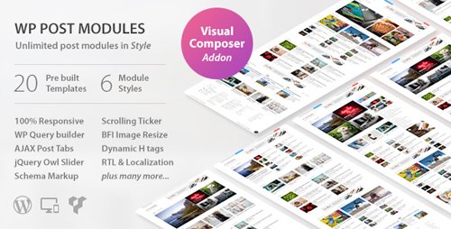 CodeCanyon - WP Post Modules v1.9.11 for NewsPaper and Magazine Layouts - 20142309
