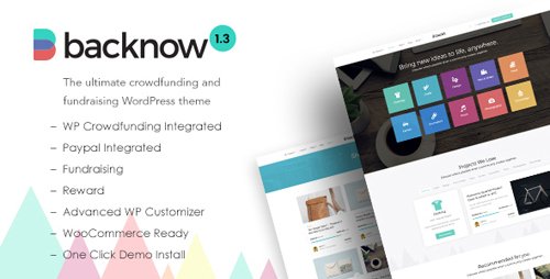 ThemeForest - Backnow v1.3 - Crowdfunding and Fundraising WordPress Theme - 21055583