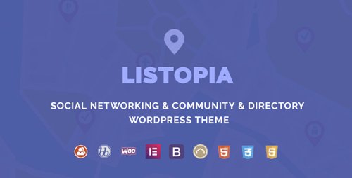 ThemeForest - Listopia v1.3.1 - Directory Community WordPress Theme - 20740002