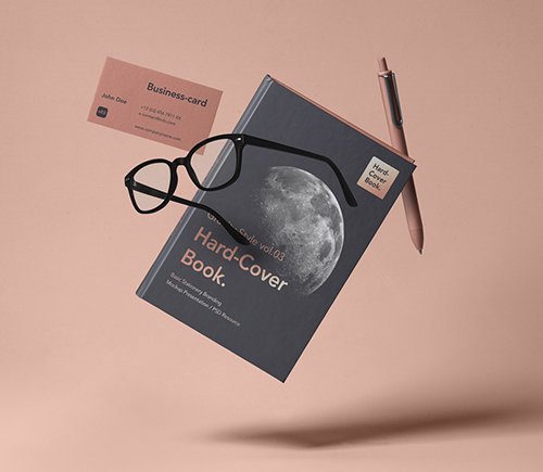 Gravity Book Mockup Hardcover 3