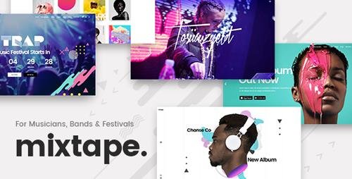 ThemeForest - Mixtape v1.3 - A Fresh Music Theme for Artists, Bands, and Festivals - 19984384