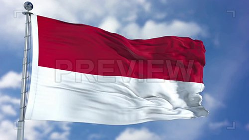 MA - Indonesia Flag Animation 73608