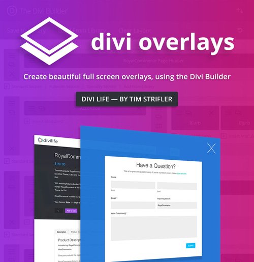 DiviLife - Divi Overlays v2.2 - Plugin For Divi Theme