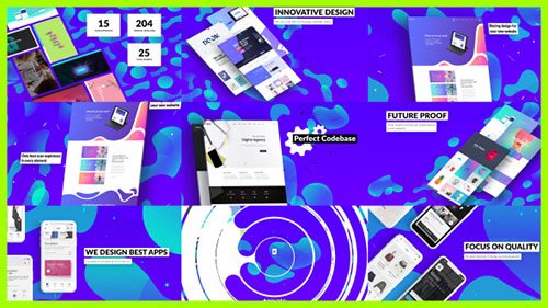 Dynamic Website / Agency Presentation - Project for After Effects (Videohive)