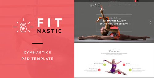 ThemeForest - Fitnastic v1.0 - Gymnastic PSD Template - 15187590