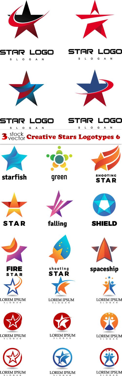 Vectors - Creative Stars Logotypes 6