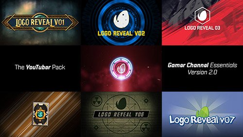 The YouTuber Pack - Gamer Channel Essentials V2 - Project for After Effects (Videohive)