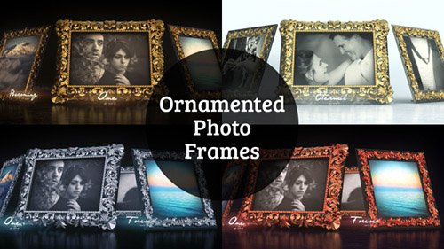 Ornamented Photo Frames Gallery - Project for After Effects (Videohive)