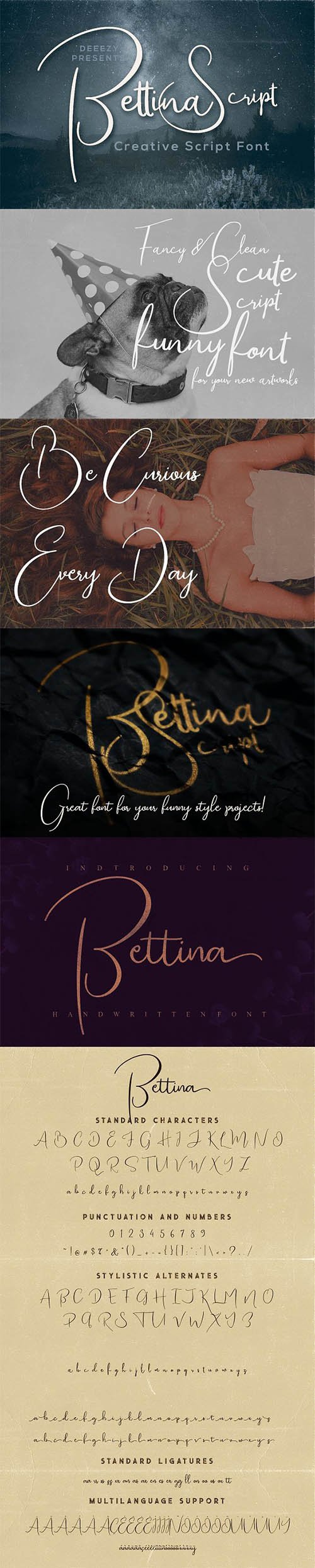 Bettina Script Font