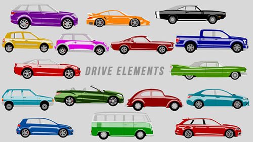Drive Elements - Project for After Effects (Videohive)