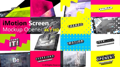 Stomp Screen Mockup Opener - Project for After Effects (Videohive)