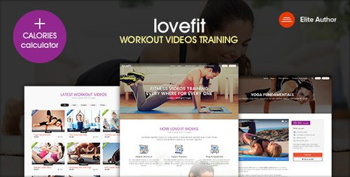 ThemeForest - LOVEFIT v1.1 - Fitness Video Training - 18363013