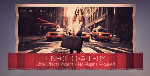 Unfold Gallery - Project for After Effects (Videohive)