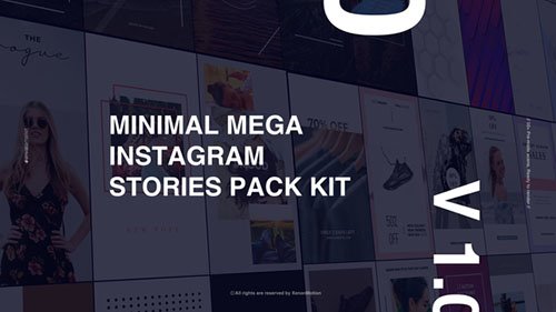 Minimal Mega Instagram Stories Pack Kit - Project for After Effects (Videohive)