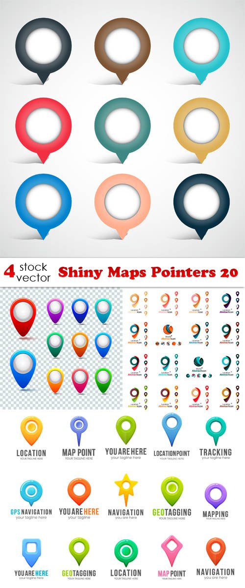 Vectors - Shiny Maps Pointers 20
