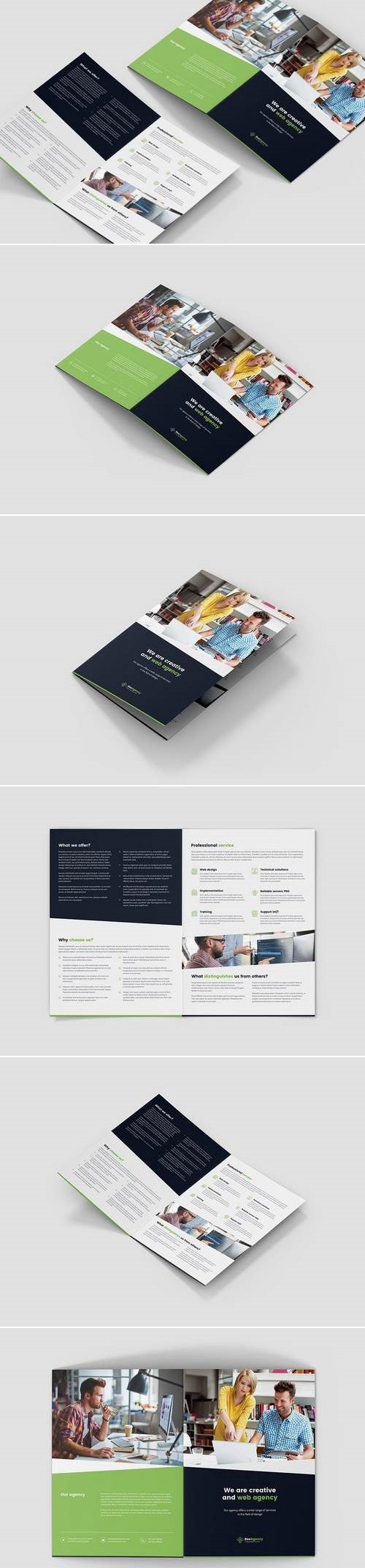 Brochure – Web Agency Bi-Fold A4/US