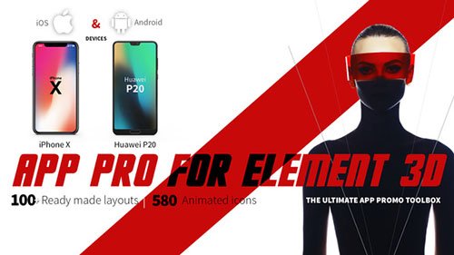 App Pro for Element 3D - Project for After Effects (Videohive)