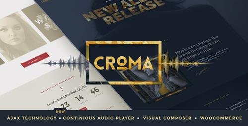 ThemeForest - Croma v3.4.7 - Responsive Music WordPress Theme with Ajax and Continuous Playback - 15182698