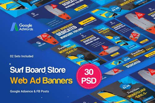 Surf Board Banners Ad